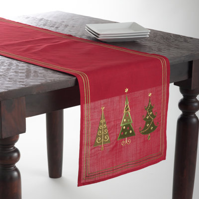 Floral Christmas Table Runnner