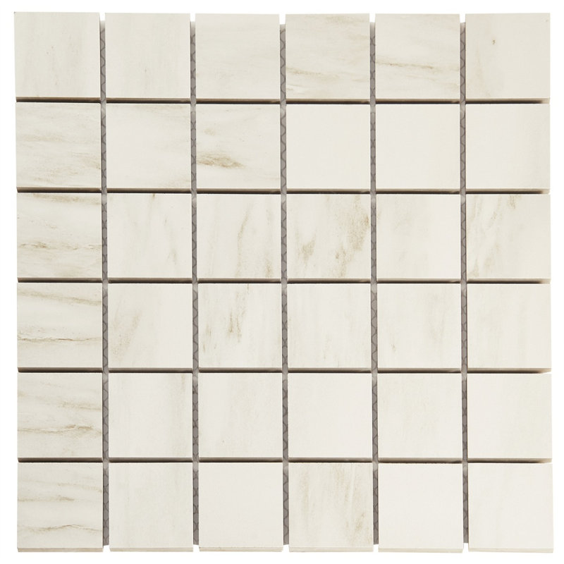 Carreau de mosaïque de plancher et de mur en porcelaine mat 11,81 po x 11,81 po Saroshi (0,96 pi2 / chaque)