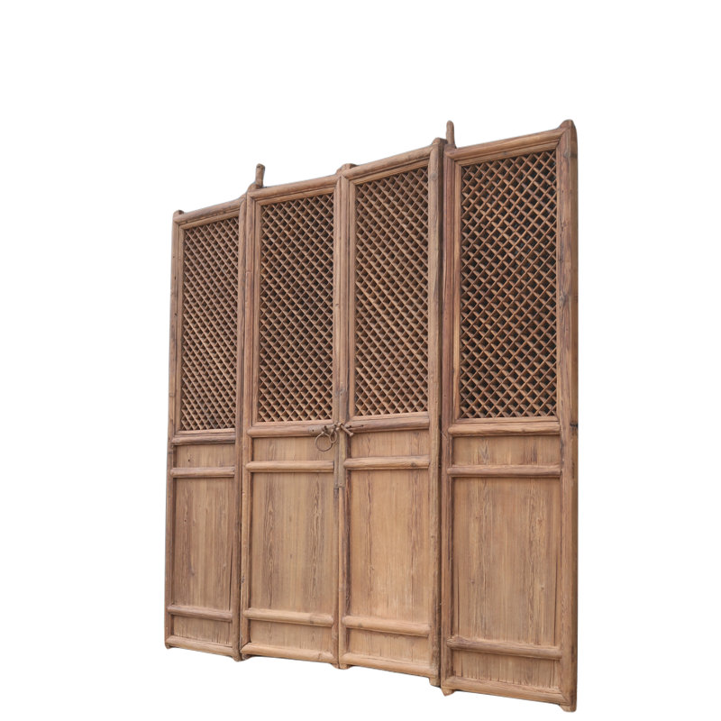 Unfinished Pine Folding Screen Doors