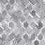 Area Cowhide Geometric Area Rug in Gray-867721303