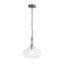 Luminaire suspendu en verre ondulé 1 lumière-107381851