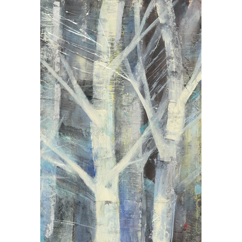 Winter Birches II, H 12 po x l 8 po x P 1,25 po