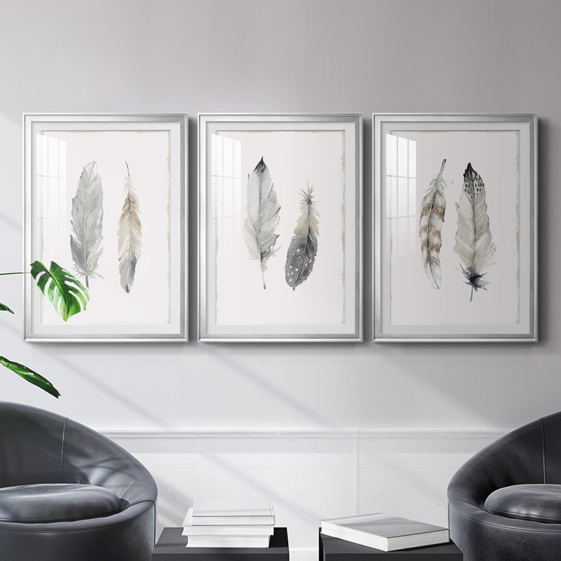 «Flight Of Fancy I», reproduction encadrée de qualité supérieure - prête à être accrochée, H 42,5 po x l 61 po x P 2,5 po
