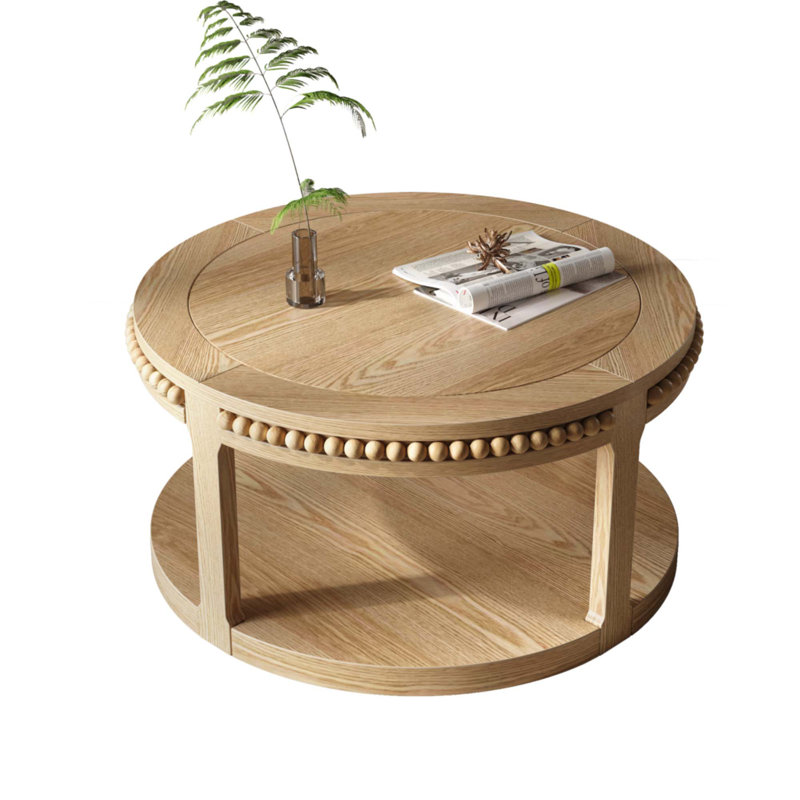 Table basse 31,5 pouces, Bois naturel
