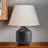 White Linen Empire Lamp Shade