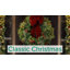 Couronne de Noël classique éclairée 30 po