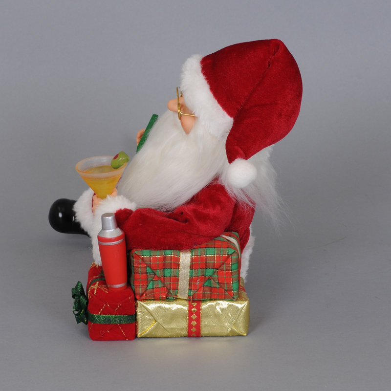 Martini mélangeur santa figurine Christmas
