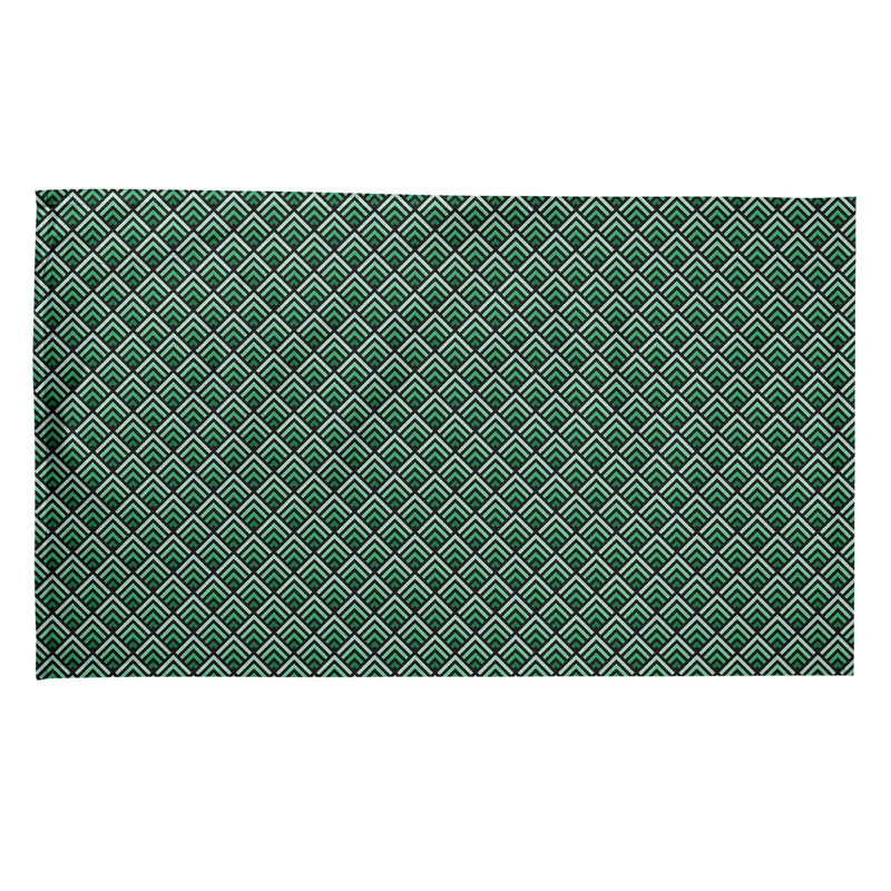 Mcguinness Tea Towel Kitchen Towel, Poly Twill, Dark Green