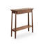 Console rectangulaire en bois massif noyer-466890909