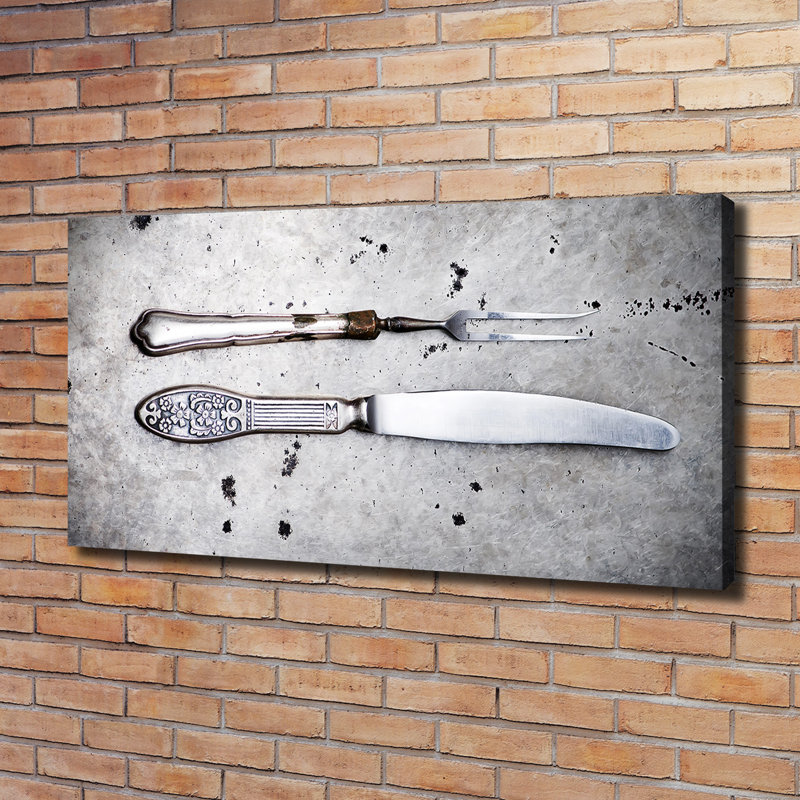Cutlery - Wrapped Canvas Print