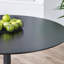 Hillegier Round Metal Base Dining Table