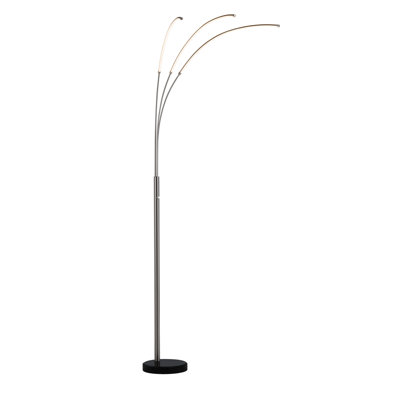 90"H Metal Floor Lamp With Shade