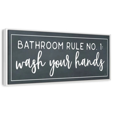 Salle de bain règle n ° 1