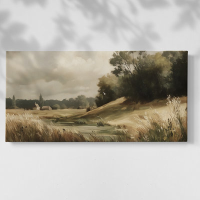 Landscape Series-LXXVII Framed Canvas Print