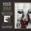 Yuletide Cow I, reproduction encadrée - bois massif-1900657617-1900657619