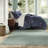 Durable Queen Bedding Sets, Polyester Comforter With Modern Jacquard Design For Home