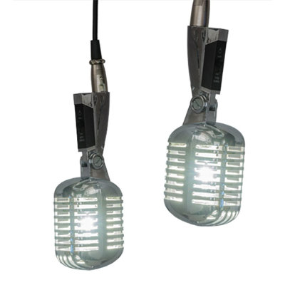 Luminaire suspendu chromé à 11 lumières Danniella