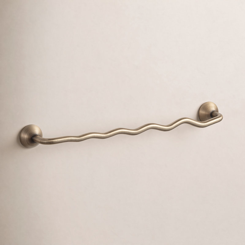 Poignées d'armoire Titanium Silver, 7 9/16", Brushed Brass, Emballage de 4