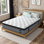 Très grand matelas hybride 14 pouces - Mousse à mémoire de forme et ressorts ensachés - Soulagement de la pression, soutien du dos et isolement du mouvement