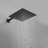 10 In. Showerhead Single Handle 2-Spray Square Shower Faucet 2.5 GPM With Adjustable Heads Valve Included-109695034