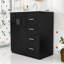 Ensemble de meuble-lavabo autoportant 3 tiroirs 30 po avec lavabo en céramique et portes à fermeture douce Harsimar-1293805089