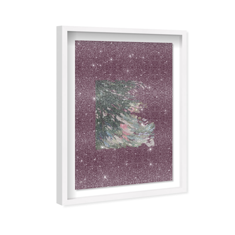 Falling Delicately Print by Oliver Gal, 17.5"H x 25.5"W, White Shadowbox