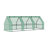 Outsunny 9' X 3' X 3' Portable Mini Greenhouse Outdoor Garden With Large Zipper Doors And Water/UV PE Cover, Green