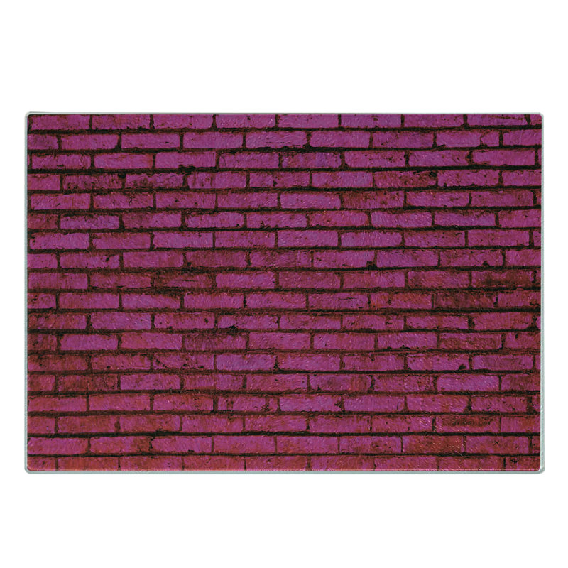 Planche à découper en verre trempé fuchsia Ambesonne