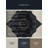 Soft Plush Hewson Sacred Geometry Mandala Global Inspired Geometric Area Rug in Gray – Navy Binding-1748522656