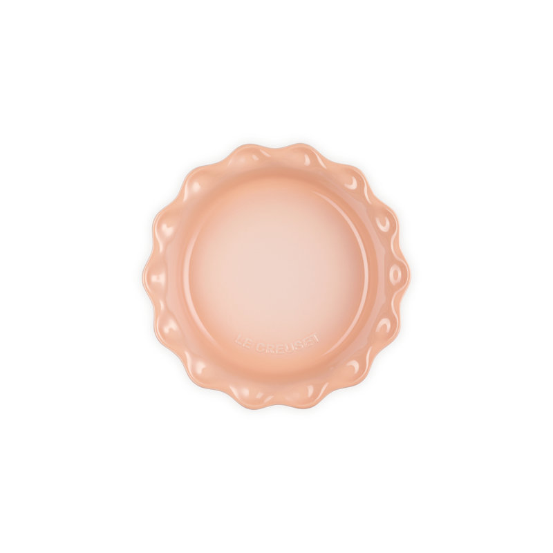 Le Creuset Stoneware Heritage Pie Dish, 9", Peche