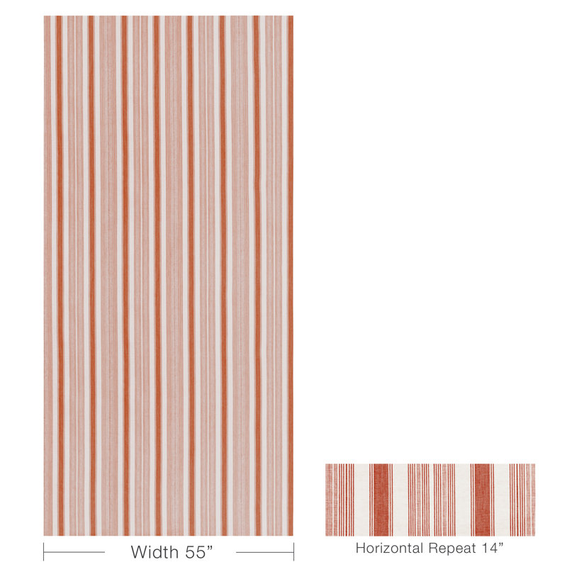 Triana Tablada Weaves Tablada Fabric, Brick