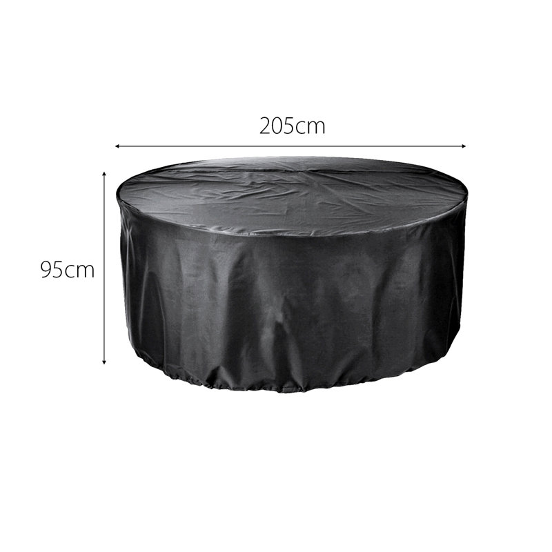 Cozy Bay Outdoor Patio Dining Set Cover, 95cm H x 205cm W x 205cm D