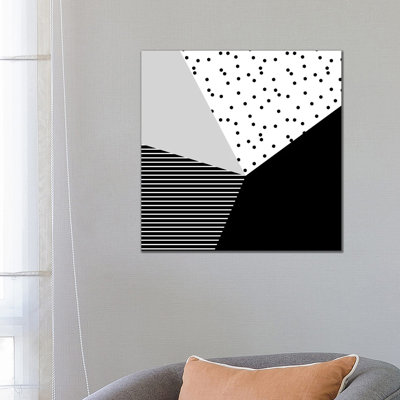 Geometry Blocks X by Mareike Böhmer - Wrapped Canvas Print