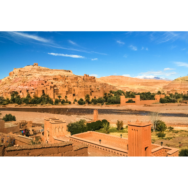 Rockbridge Landscape Of Air Benjaddou - Wrapped Canvas Print, 30cm H x 46cm W x 3.8cm D