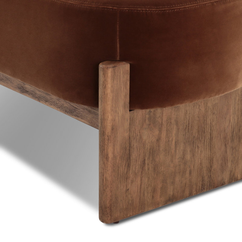 Kirby Upholstered Bench, Surrey Ochre