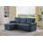 86" Linen Blend Upholstered Sleeper Sofa