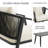 Casual Comfort Modern Patio Multi-Person Table and Chair Set-979844769