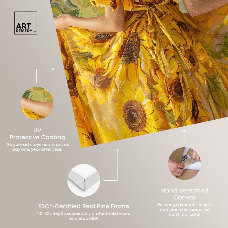 Art mural glamour Van Gogh par Art Remedy, Toile tendue, H 30 po x l 20 po