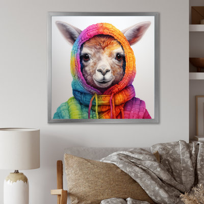 Colorful Llama Marvels - Llama Animal Wall Art