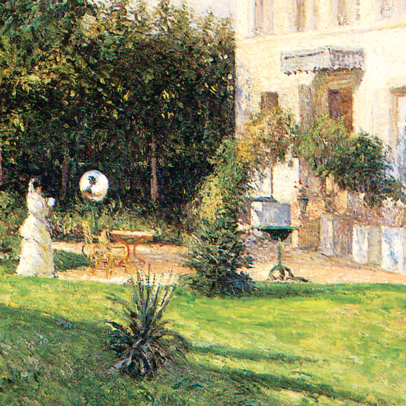Jardin des Mathurins à Pontoise, 1876, reproduction d'art sur toile encadrée, H 30,75 po x l 44,25 po