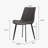  Modern 5/7 Pieces Dining Room Sets, Pre-Assembly Round Dining Table Sets, Glossy Sintered Stone Tabletop Kitchen Dining Table Set With PU Upholstered Chairs-931415073-931415074