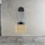 Meuble-lavabo mural avec lavabo d'art en céramique