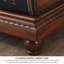 Commode d'appoint en bois rétro