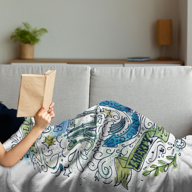 Hand Woven Throw Blanket, 70" x 90"