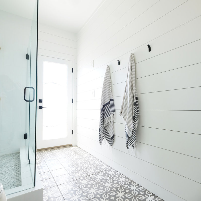 Remy 8" x 8" Cement Spanish Wall & Floor Tile, Fog