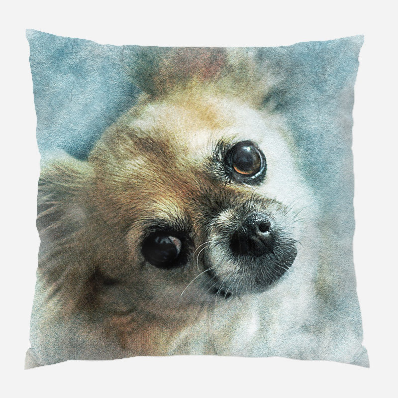  Coussin Dog, Microsuède, Intérieur