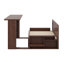 Lit de jour extensible avec bureau amovible et table d'appoint hydraulique, canapé multifonctionnel 4-en-1 Be-1351260418-1351260419