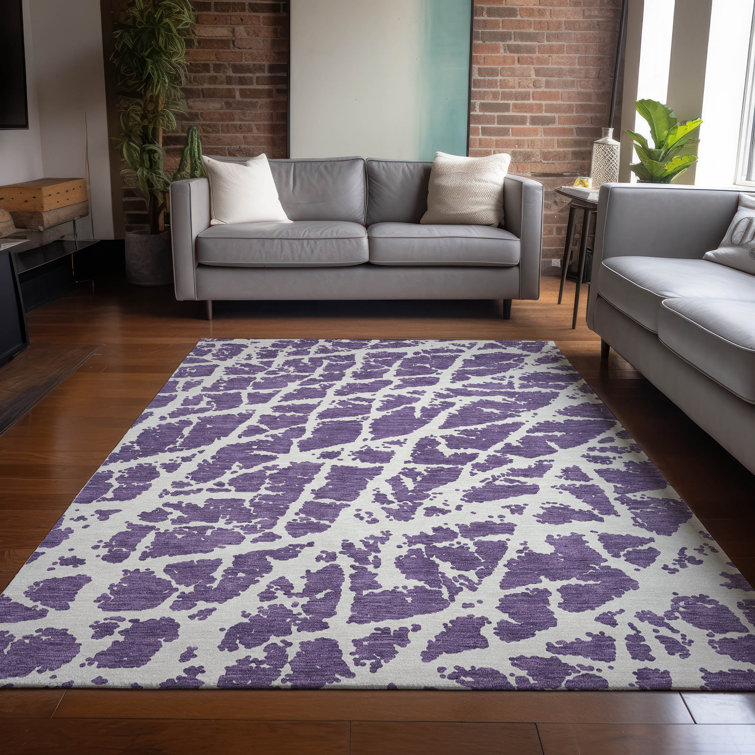 Kyrie Washable Abstract Indoor / Outdoor Rug