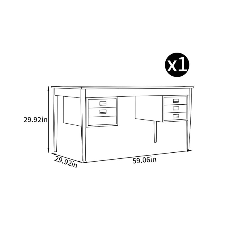 Bureau moyen moyen