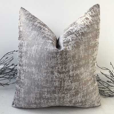 Abstract Navy Square Cushion Cover